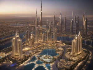 An AI generated image of Dubai, UAE